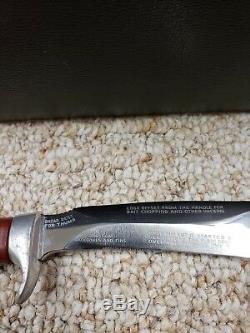 Puma Sea Hunter 6363 Stainless Hunting Knife with Handmade Sheath, Germany