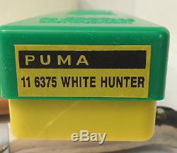 Puma White Hunter 6375 Hunter's Pal Fixed Blade Knife with Sheath 6 Blade in BOX