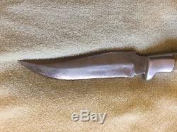 R. H. Ruana M stamped hunting knife with sheath