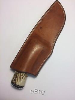 R. J. Knives, Montana, USA Vintage Custom Fixed Blade Bushcraft Hunting Knife