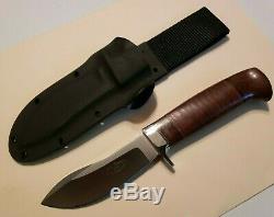 R L BOB DOZIER Nessmuk Skinner KNIFE & Kydex Wilderness Sheath Arkansas Made