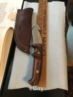 R. W. LOVELESS Knife Maker Lawndale- Gut Hook-Book Knife-letter J. W. Denton