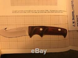 R. W. Loveless Custom Knife Maker Lawndale, Calif. Gut Hook Knife/sheath