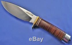 RANDALL 11-5 Leather. RARE 7 Spacer Knife. MINT! Alaskan Skinner Early 70s