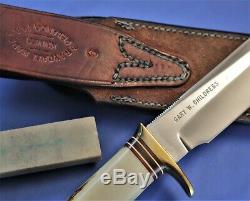 RANDALL Knife #5-6. 7 Spacer Stag Handle, 01 Tool Steel. VietNam Era Slight Use