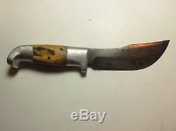 Rare! 1938-40 Unsigned R. Ruana Hunting-fighting Knife, 9/1/2 Montana Skinner