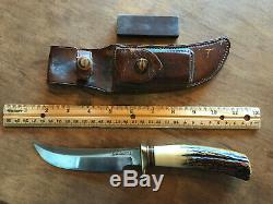 RARE 1940's Randall Made Knife 3 5 Pinned Stag Handle