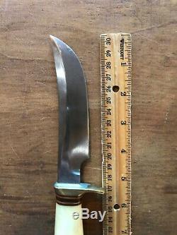 RARE 1940's Randall Made Knife 3 5 Pinned Stag Handle