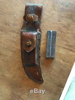 RARE 1940's Randall Made Knife 3 5 Pinned Stag Handle