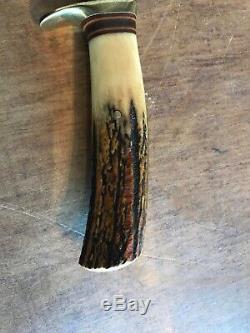 RARE 1940's Randall Made Knife 3 5 Pinned Stag Handle