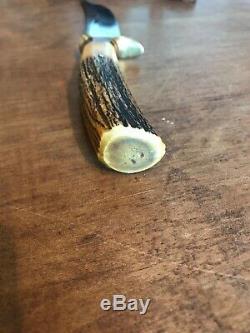 RARE 1940's Randall Made Knife 3 5 Pinned Stag Handle