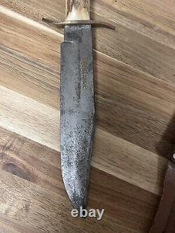 RARE BOWIE SOLINGEN GERMAN Bone KNIFE G. C. Co