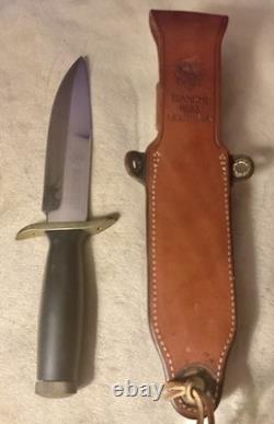RARE Bianchi 855 Nighthawk With Sheath Solingen Germany Stainless