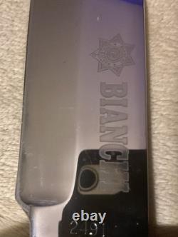 RARE Bianchi 855 Nighthawk With Sheath Solingen Germany Stainless