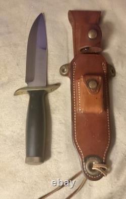RARE Bianchi 855 Nighthawk With Sheath Solingen Germany Stainless