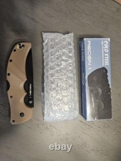 RARE Cold Steel Recon 1 COYOTE TAN CTSHXP Steel