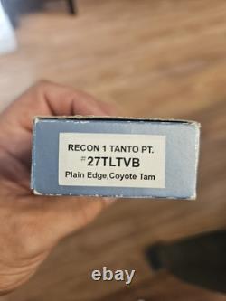 RARE Cold Steel Recon 1 COYOTE TAN CTSHXP Steel