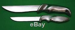 RARE GERBER MAGNUM HUNTER & SHORTY KNIFE With ORIGINAL SHEATH VINTAGE ANTIQUE