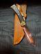 (RARE) N. Selvey Custom, Hand Forged, Hunting Knife With Sheath