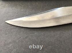 RARE ORIGINAL BOWIE SOLINGEN GERMAN BONE HANDLE KNIFE With SHEATH free Ship