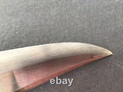 RARE ORIGINAL BOWIE SOLINGEN GERMAN BONE HANDLE KNIFE With SHEATH free Ship