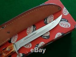 RARE Old CASE XX USA c. 1965-1969 Second Cut Red STAG 516-5 HUNTING Knife