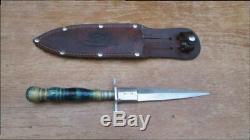 RARE Ornate Vintage UTICA CO. Germany GX 5169 MEXICAN STILETTO Dagger Knife