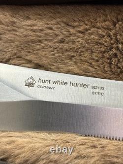RARE! Puma White Hunter Multi Blade with Leather Sheath 282100 NOS NIB