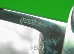 RARE US Custom Hand Made GEORGE HERRON Hunting Fighting Knife with Sheath