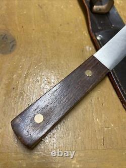 RARE/VINTAGE GREEN RIVER FIXED BLADE KNIFE WithLEATHER SHEATH-HOFFRITZ-ENGLAND