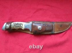 RARE Vietnam War US Custom R. H. Ruana M Bonner Montana Hunting/FIGHTING KNIFE