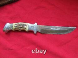 RARE Vietnam War US Custom R. H. Ruana M Bonner Montana Hunting/FIGHTING KNIFE