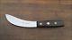 RARE Vintage F. HERDER Germany Carbon Steel Skinning Hunting Knife withSpade Inlay