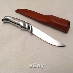 RARE Vintage GERBER MAGNUM Hunter KNIFE Hunting w ORIGINAL LEATHER SHEAF