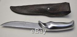 RARE Vintage Gerber Magnum Steel Fixed Blade hunting Knife withith original Sheath