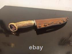 RARE Vintage Quattlebaum (JS) Crown Stag 15'' Bowie. 1 of a Kind Custom Knife