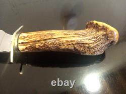 RARE Vintage Quattlebaum (JS) Crown Stag 15'' Bowie. 1 of a Kind Custom Knife