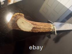 RARE Vintage Quattlebaum (JS) Crown Stag 15'' Bowie. 1 of a Kind Custom Knife