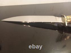 RARE Vintage Quattlebaum (JS) Crown Stag 15'' Bowie. 1 of a Kind Custom Knife