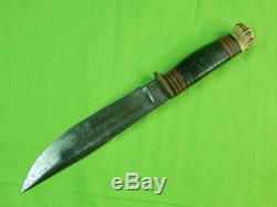 RARE Vintage US 1905-09's M. S. A. Marbles Gladstone MI Large Hunting Knife