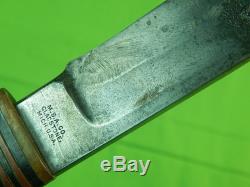 RARE Vintage US 1905-09's M. S. A. Marbles Gladstone MI Large Hunting Knife