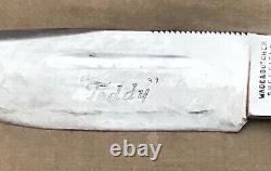 RARE. Wade Butcher Teddy Hunting Knife withLeather Sheffield England