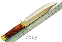 RBH CUSTOM KNIVES Large Fixed Blade SPORTSMAN Bowie UNUSED 14 KNIFE & Sheath