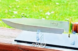 RBH CUSTOM KNIVES Large Fixed Blade SPORTSMAN Bowie UNUSED 14 KNIFE & Sheath