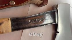 RESTOMOD Vintage Bridgeport Hatchet Camping Tool new sheath new handle inserts