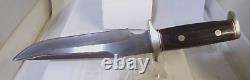 RIGID - RG 45 COMBAT KNIFE With ORIGINAL LEATHER SHEATH