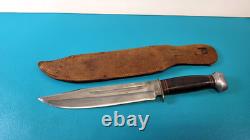 RJ Richter Large 13 Bowie Huntinng Knife + Sheath Solingen Germany TR1293