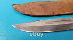 RJ Richter Large 13 Bowie Huntinng Knife + Sheath Solingen Germany TR1293