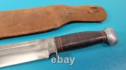RJ Richter Large 13 Bowie Huntinng Knife + Sheath Solingen Germany TR1293