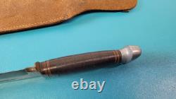 RJ Richter Large 13 Bowie Huntinng Knife + Sheath Solingen Germany TR1293